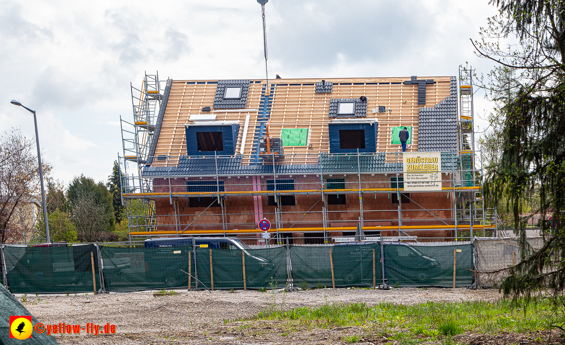 26.04.2023 - Burgfotos von der Baustell Niederalmstraße 16 in Neuperlach